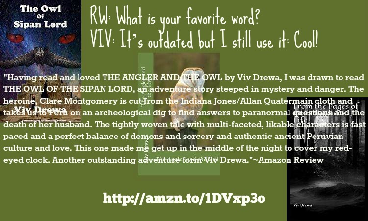 The Owl Interview with the Owl Lady herself&nbsp;@VivDrewa
