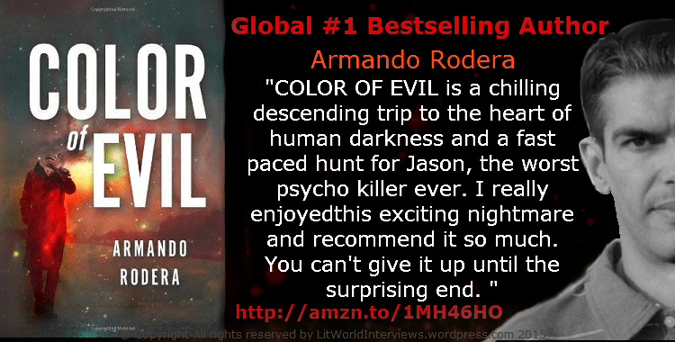 #InterviewsinTranslation. ‘Color of Evil’ by @ArmandoRodera. Not your usual&nbsp;thriller.