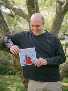Jeff Whitcher author photo, holding his book.